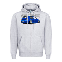 Heather Grey r32 Zipper Hoodie - lanVoArt