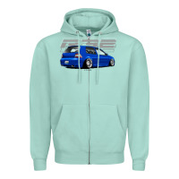 Seafoam r32 Zipper Hoodie - lanVoArt