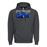 Smoke r32 Zipper Hoodie - lanVoArt