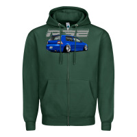 Sports Green r32 Zipper Hoodie - lanVoArt