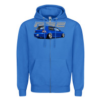 True Royal r32 Zipper Hoodie - lanVoArt