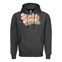 Charcoal Heather vintage fade yacht rock party boat drinking product Zipper Hoodie - lanVoArt