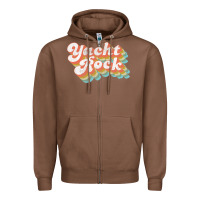 Chestnut vintage fade yacht rock party boat drinking product Zipper Hoodie - lanVoArt