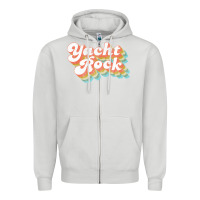 Dove Grey vintage fade yacht rock party boat drinking product Zipper Hoodie - lanVoArt