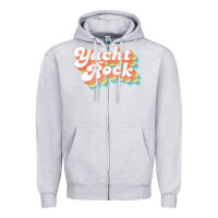 Heather Grey vintage fade yacht rock party boat drinking product Zipper Hoodie - lanVoArt