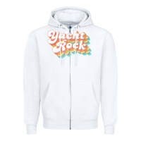 White vintage fade yacht rock party boat drinking product Zipper Hoodie - lanVoArt