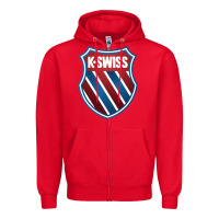 Red k.swiss Zipper Hoodie - lanVoArt
