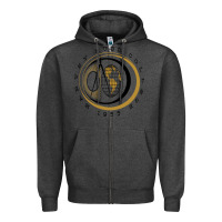 Charcoal Heather harvey mudd college 1955 Zipper Hoodie - lanVoArt