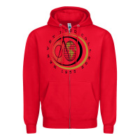Red harvey mudd college 1955 Zipper Hoodie - lanVoArt