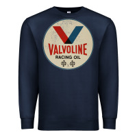 Navy valvoline racing sign Premium Sweatshirt - lanVoArt