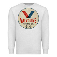 Oatmeal Heather valvoline racing sign Premium Sweatshirt - lanVoArt