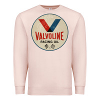 Pale Pink valvoline racing sign Premium Sweatshirt - lanVoArt