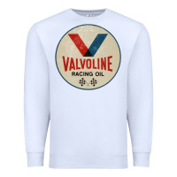 White valvoline racing sign Premium Sweatshirt - lanVoArt
