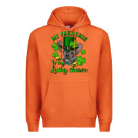 Carrot st.patricks day my french bulldog is my lucky char Premium Hoodie - RanaPortraitStore