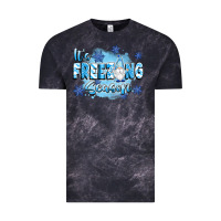 Cloud Black it's freezing season Vintage Tee - texasbilliewilder
