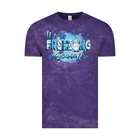 Cloud Purple it's freezing season Vintage Tee - texasbilliewilder