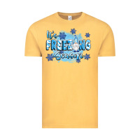 Vintage Mustard it's freezing season Vintage Tee - texasbilliewilder