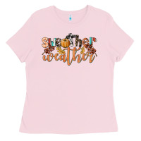 Bubblegum Pink Sweather Weather Ladies Tee - LillyAllenDesigns