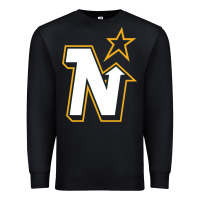 Black vintage minnesota hockey   retro north stars Premium Sweatshirt - lanVoArt