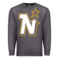 Charcoal Heather vintage minnesota hockey   retro north stars Premium Sweatshirt - lanVoArt