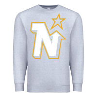 Heather Grey vintage minnesota hockey   retro north stars Premium Sweatshirt - lanVoArt