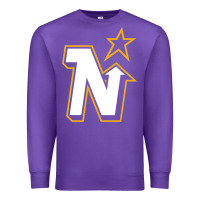 Purple vintage minnesota hockey   retro north stars Premium Sweatshirt - lanVoArt