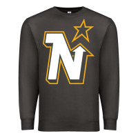 Smoke vintage minnesota hockey   retro north stars Premium Sweatshirt - lanVoArt