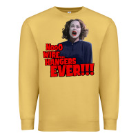 Antique Gold nooo wire hangers.. ever!!! vintage mommie dearest quote print Premium Sweatshirt - lanVoArt