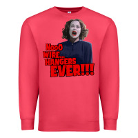 Cardinal nooo wire hangers.. ever!!! vintage mommie dearest quote print Premium Sweatshirt - lanVoArt