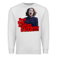 Oatmeal Heather nooo wire hangers.. ever!!! vintage mommie dearest quote print Premium Sweatshirt - lanVoArt