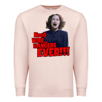 Pale Pink nooo wire hangers.. ever!!! vintage mommie dearest quote print Premium Sweatshirt - lanVoArt