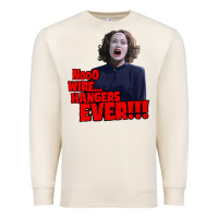 Sandshell nooo wire hangers.. ever!!! vintage mommie dearest quote print Premium Sweatshirt - lanVoArt
