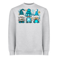Heather Grey winter gnomies Heavyweight Sweatshirt - BundleAndBundleShop