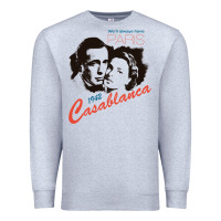 Heather Grey casablanca Premium Sweatshirt - lanVoArt