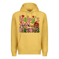 Antique Gold baby's first christmas Premium Hoodie - FaDigitalArtStudio