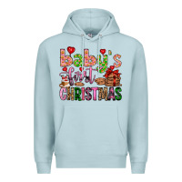 Blue Mist baby's first christmas Premium Hoodie - FaDigitalArtStudio