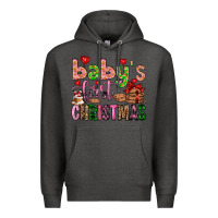 Charcoal Heather baby's first christmas Premium Hoodie - FaDigitalArtStudio