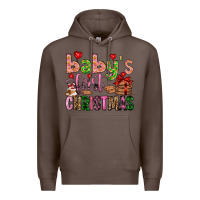 Coffee baby's first christmas Premium Hoodie - FaDigitalArtStudio