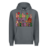 Rock baby's first christmas Premium Hoodie - FaDigitalArtStudio