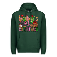 Sports Green baby's first christmas Premium Hoodie - FaDigitalArtStudio