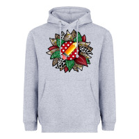 Heather Grey teacher sunflower Heavyweight Hoodie - RacoonDesign