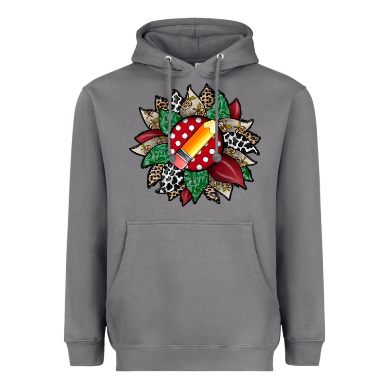 Teacher Sunflower Heavyweight Hoodie by RacoonDesign | Teevron