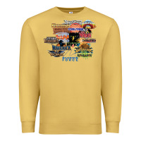 Antique Gold cedar point roller coaster  designer Premium Sweatshirt - lanVoArt