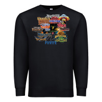 Black cedar point roller coaster  designer Premium Sweatshirt - lanVoArt
