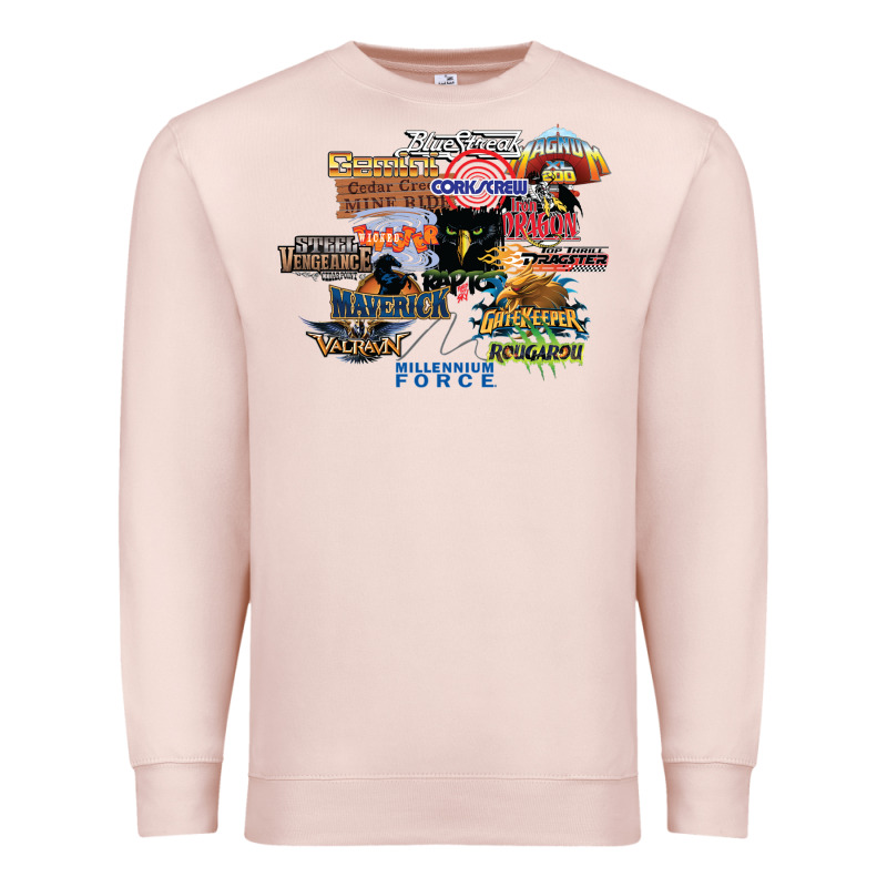 Cedar Point Roller Coaster  Designer Premium Sweatshirt by lanVoArt | Teevron