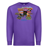 Purple cedar point roller coaster  designer Premium Sweatshirt - lanVoArt
