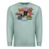 Seafoam cedar point roller coaster  designer Premium Sweatshirt - lanVoArt