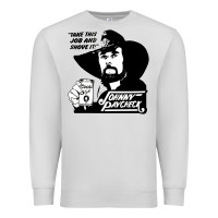Dove Grey johnny paycheck shirt take this job and shove it vintage country music Premium Sweatshirt - lanVoArt