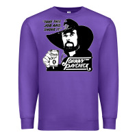 Purple johnny paycheck shirt take this job and shove it vintage country music Premium Sweatshirt - lanVoArt