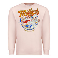 Pale Pink midland drinking problem Premium Sweatshirt - lanVoArt